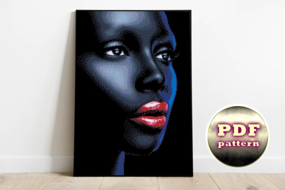 African Woman Cross Stitch Pattern: A Charming Gift Idea