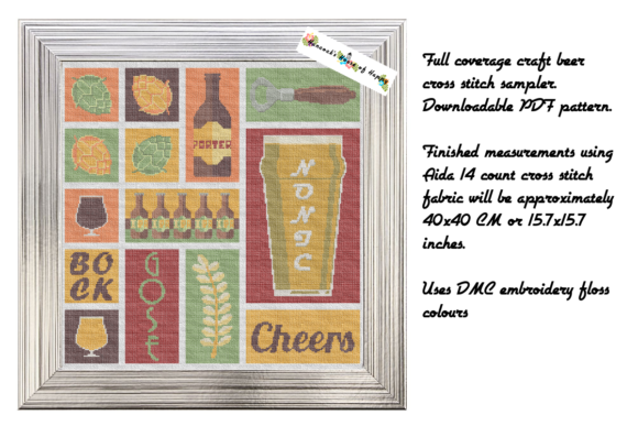 Craft Beer Cross Stitch Sampler: A Detailed Review