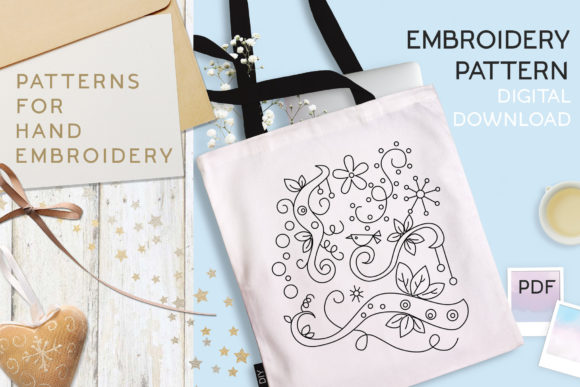 Review: DIY Hand Embroidery Pattern for Sweatshirts